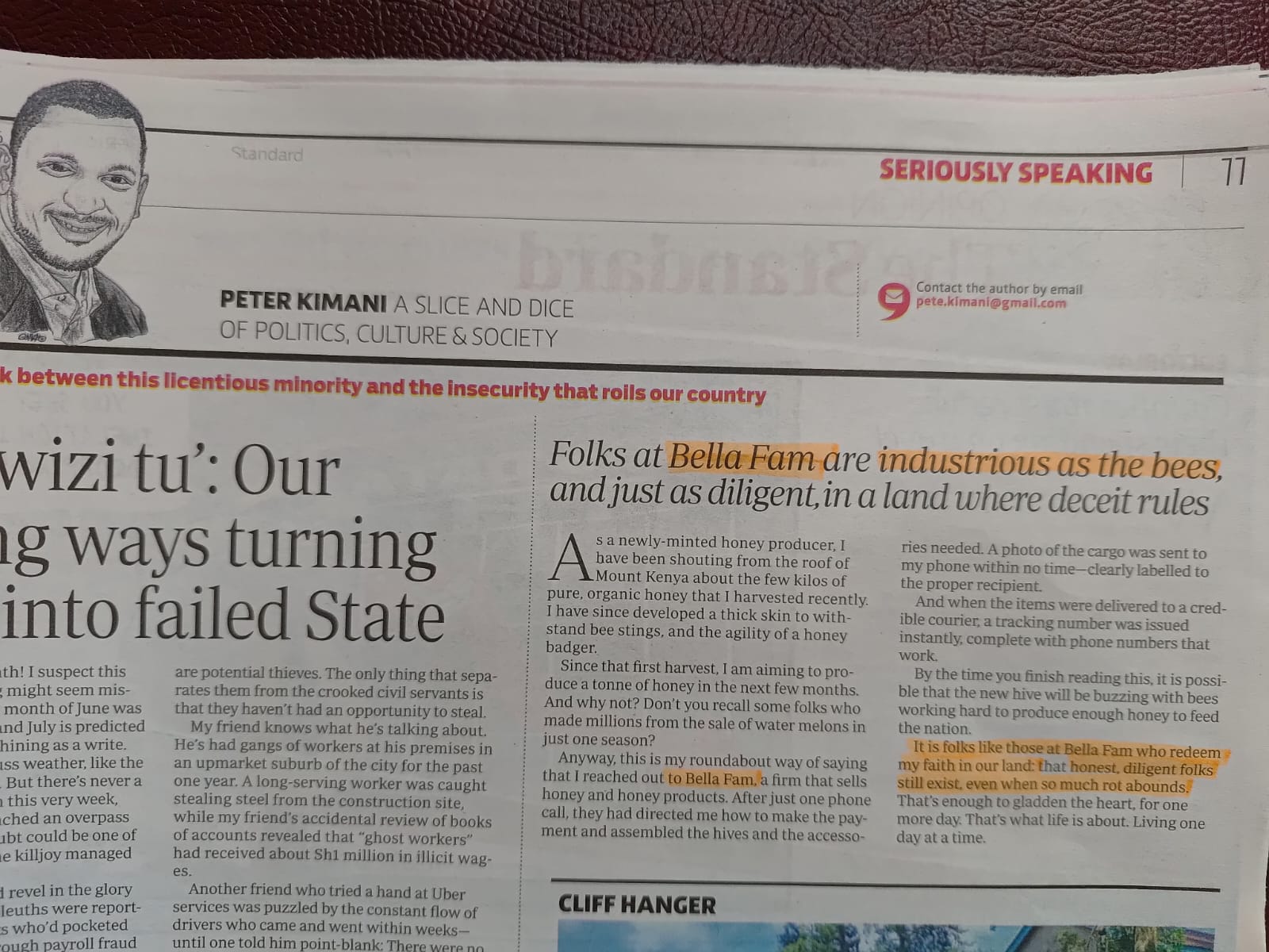BellaFam Featured in The Standard: A Recognition of Quality, Integrity, and Exceptional Customer Service